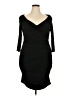 Muse Solid Black Cocktail Dress Size 18 - photo 1