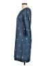 Talbots Stars Blue Casual Dress Size 8 - photo 5