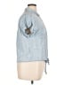 Velvet Heart Blue Short Sleeve Button-Down Shirt Size XL - photo 4
