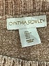 Cynthia Rowley TJX 100% Polyester Tweed Tan Pullover Sweater Size L - photo 7