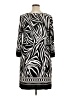 En Focus Studio Print Black Casual Dress Size 16 - photo 2