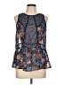 Xhilaration 100% Polyester Blue Sleeveless Blouse Size L - photo 1