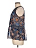 Xhilaration 100% Polyester Blue Sleeveless Blouse Size L - photo 5