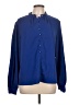 Shein 100% Polyester Blue Long Sleeve Blouse Size 12 - photo 1