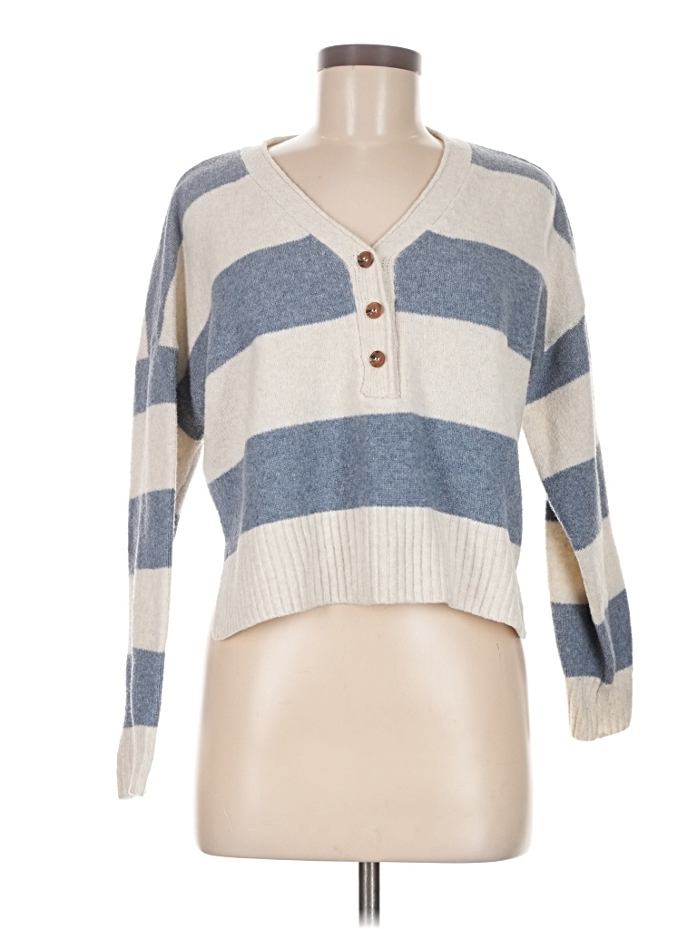 Pre-owned Assorted Brands Pullover Sweater In Blue