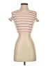 Assorted Brands Ivory Short Sleeve Top Size XS - photo 1