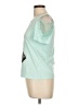 Yuna Teal Short Sleeve Top Size L - photo 5