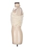 Unbranded Ivory Sleeveless Blouse Size M - photo 5