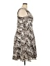 Robbie Bee 100% Polyester Paisley Silver Cocktail Dress Size 18 - photo 4