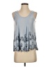 Liv Blue Sleeveless Blouse Size S - photo 1
