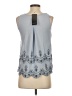 Liv Blue Sleeveless Blouse Size S - photo 2