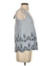 Liv Blue Sleeveless Blouse Size S - photo 4