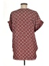 Max Studio Burgundy Short Sleeve Blouse Size M - photo 2