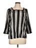Preswick & Moore Black 3/4 Sleeve Blouse Size L - photo 1