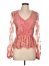 Willow & Root Pink 3/4 Sleeve Blouse Size M - photo 1