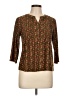 Napa Valley Brown 3/4 Sleeve Blouse Size L (petite) - photo 1