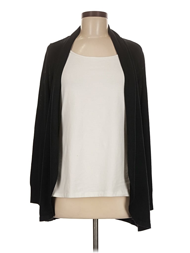 Pre-owned Ella Moss Cardigan Sweater In Black