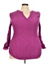 Ruby Rd. Purple Long Sleeve Blouse Size 3X - photo 1