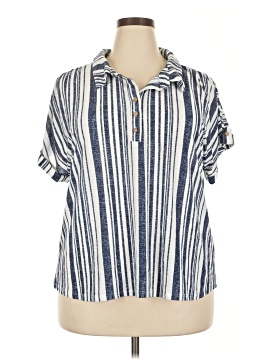 Joie De Vivre Short Sleeve Blouse