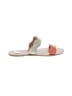 J.Crew Color Block White Tan Sandals Size 9 - photo 1