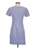 Chadwicks 100% Silk Solid Blue Casual Dress Size 2 (petite) - photo 2
