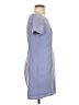 Chadwicks 100% Silk Solid Blue Casual Dress Size 2 (petite) - photo 4