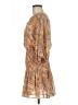 Sabo 100% Polyester Paisley Tan Casual Dress Size M - photo 5