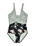 Unbranded Print Gray One Piece Swimsuit Size M - photo 1