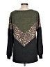 First Love Animal Print Gray Pullover Sweater Size L - photo 2
