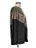 First Love Animal Print Gray Pullover Sweater Size L - photo 4