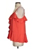 Mittoshop 100% Polyester Orange Sleeveless Blouse Size S - photo 5