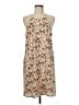 Everly 100% Polyester Floral Tan Casual Dress Size M - photo 1