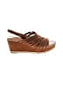 Donald J Pliner Brown Wedges Size 8 - photo 1