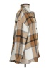 Shein 100% Polyester Plaid Brown Coat Size M - photo 4