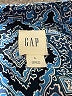 Gap Paisley Blue Casual Dress Size L - photo 7