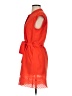 Unbranded 100% Polyester Orange Casual Dress Size XS (estimated) - photo 5