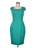 Calvin Klein Solid Teal Cocktail Dress Size 6 - photo 1