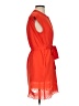 Unbranded 100% Polyester Orange Casual Dress Size XS (estimated) - photo 4