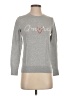 Banana Republic Factory Store Hearts Silver Pullover Sweater Size XS - photo 1