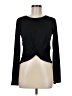 Zobha Black Long Sleeve Top Size M - photo 1