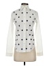 Assorted Brands Polka Dots Ivory Long Sleeve Blouse Size 40 - photo 1
