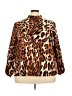 Unbranded 100% Polyester Brown Long Sleeve Blouse Size 3X - photo 1