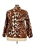 Unbranded 100% Polyester Brown Long Sleeve Blouse Size 3X - photo 2