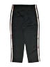 Adidas 100% Polyester Floral Solid Black Track Pants Size 4 - photo 2