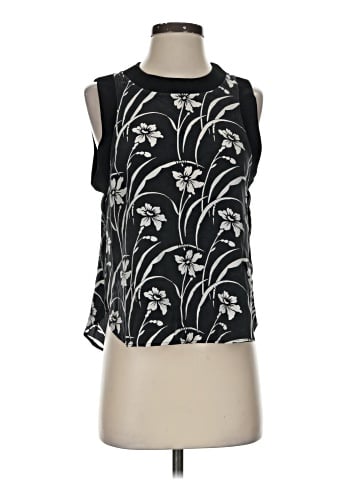 Elizabeth and James Sleeveless Silk Top (view 1)