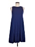 Old Navy Solid Blue Casual Dress Size M - photo 1