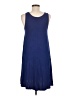 Old Navy Solid Blue Casual Dress Size M - photo 2