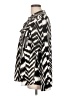 Calvin Klein 100% Polyester Animal Print Silver Long Sleeve Blouse Size L - photo 5