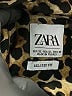 Zara Animal Print Gold Short Sleeve Blouse Size XL - photo 7