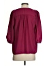 Everly Burgundy 3/4 Sleeve Blouse Size S - photo 2